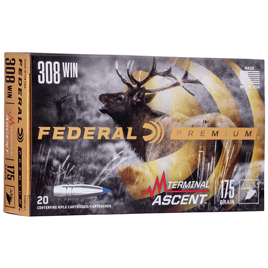 FED TERMINAL ASCENT 308WIN 175GR 20/10 - Ammunition